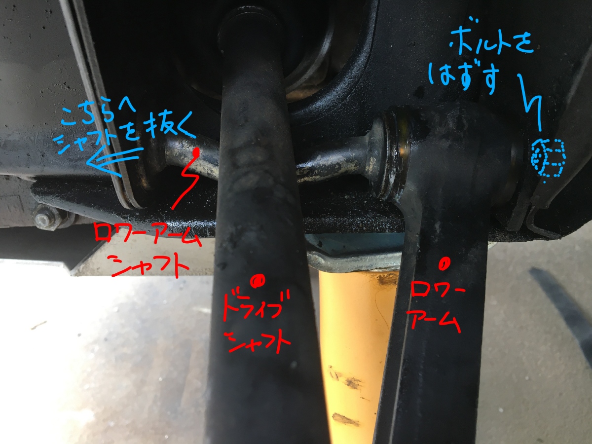 ローバーミニ フロントサスペンションをスプリングに交換する ロワアームブッシュ交換編 つゆだくlife